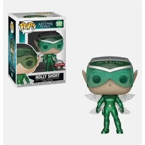 NEW Funko POP! Holly Short Disney Artemis Fowl #572 Metallic Green Collectibles
